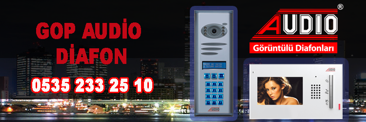 gop audio diafon,, gop, ankara, audio, görüntülü diafon